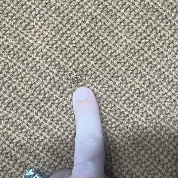 Romeo & Juliet Couture Tan and Black Sweater Top Medium - Picture 3 of 4